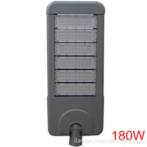 Outdoor 180W LED street light, 85 to 265V AC input voltage